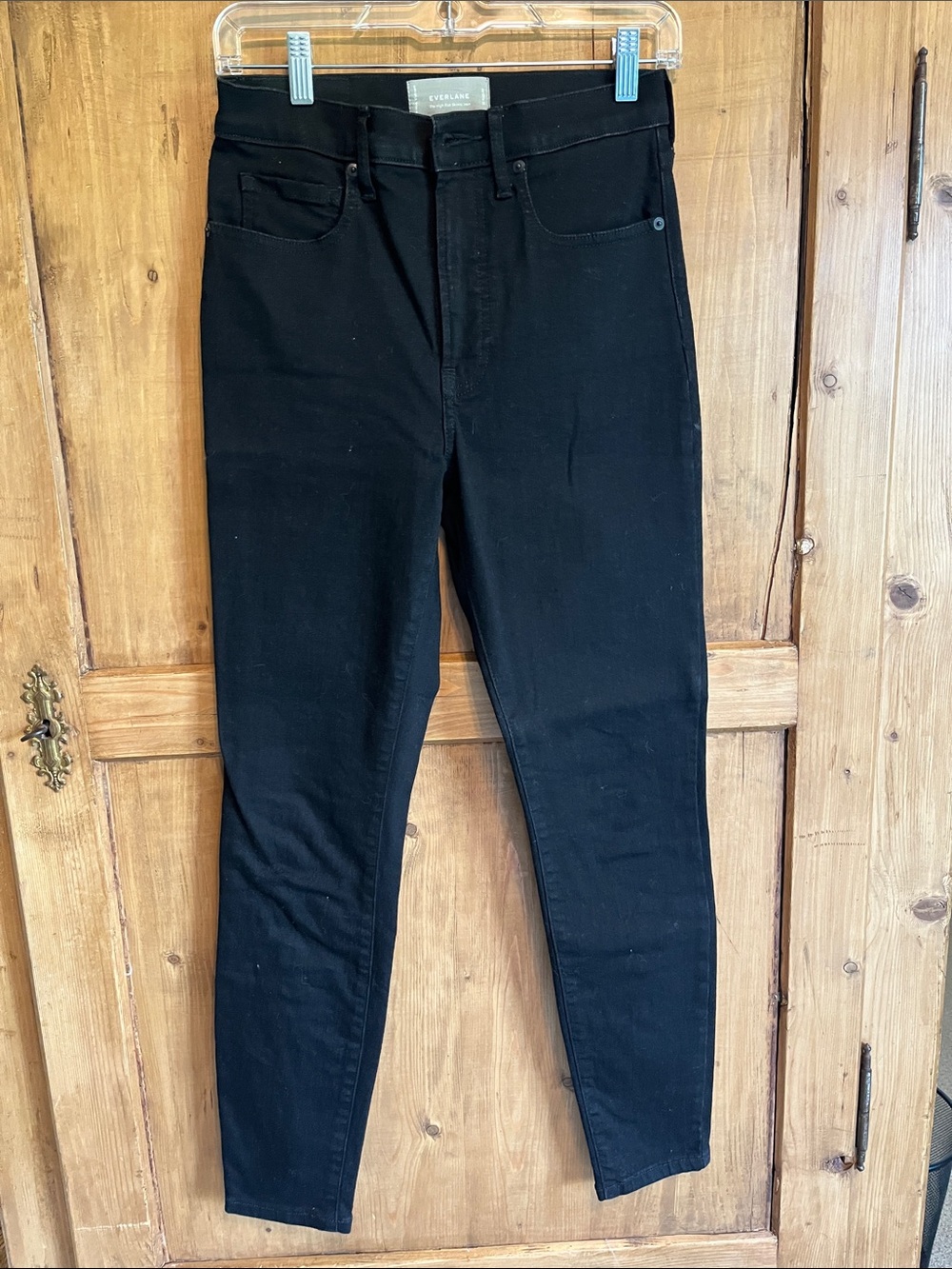 Everlane High-Rise Black Skinny Jeans - Women's